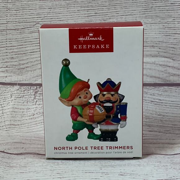 Hallmark Other - Hallmark Keepsake Christmas Ornament 2022 North Pole Tree Trimmers Nutcracker